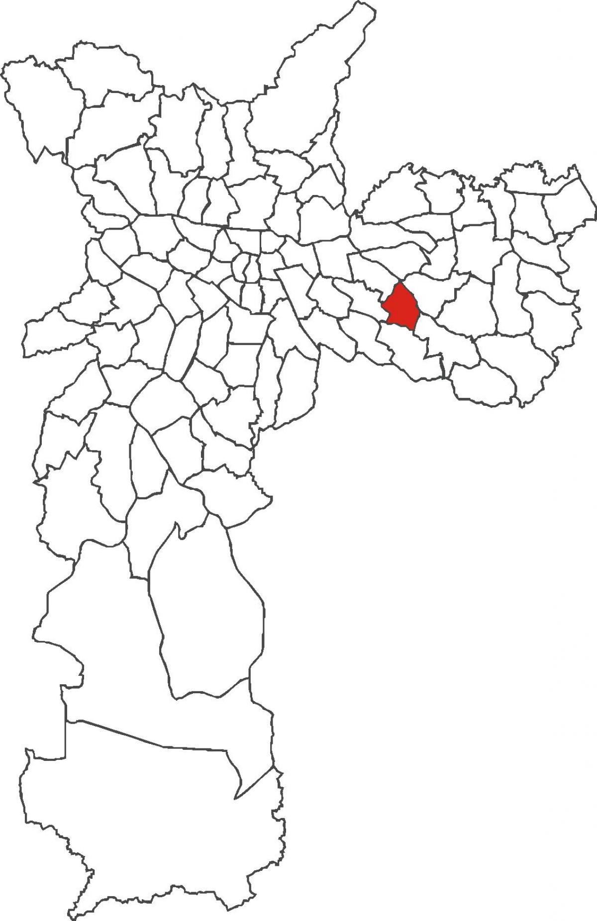 نقشہ کے Aricanduva ضلع