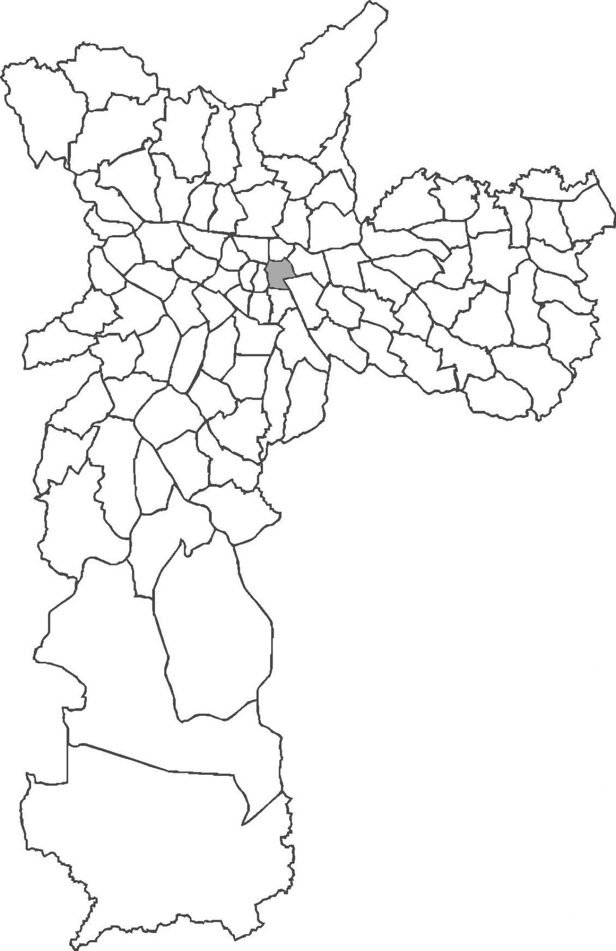 نقشہ کے Brás ضلع