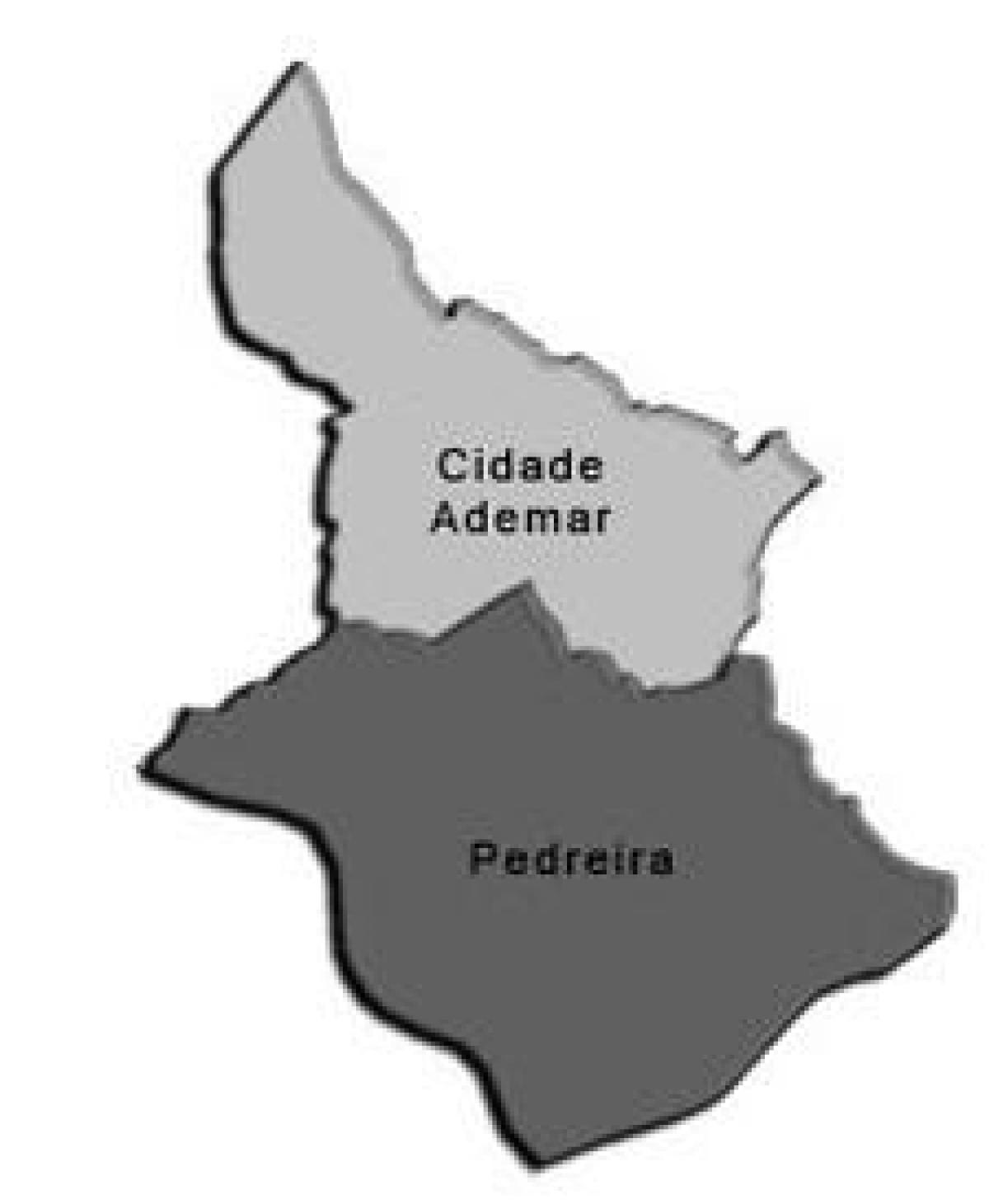 نقشہ کے Cidade Ademar ذیلی صوبے
