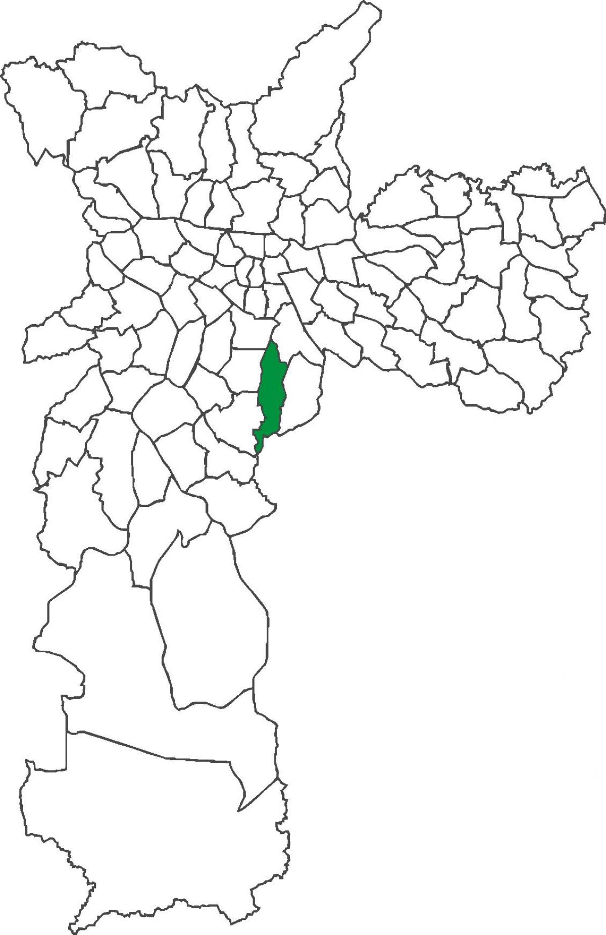 نقشہ کے Cursino ضلع