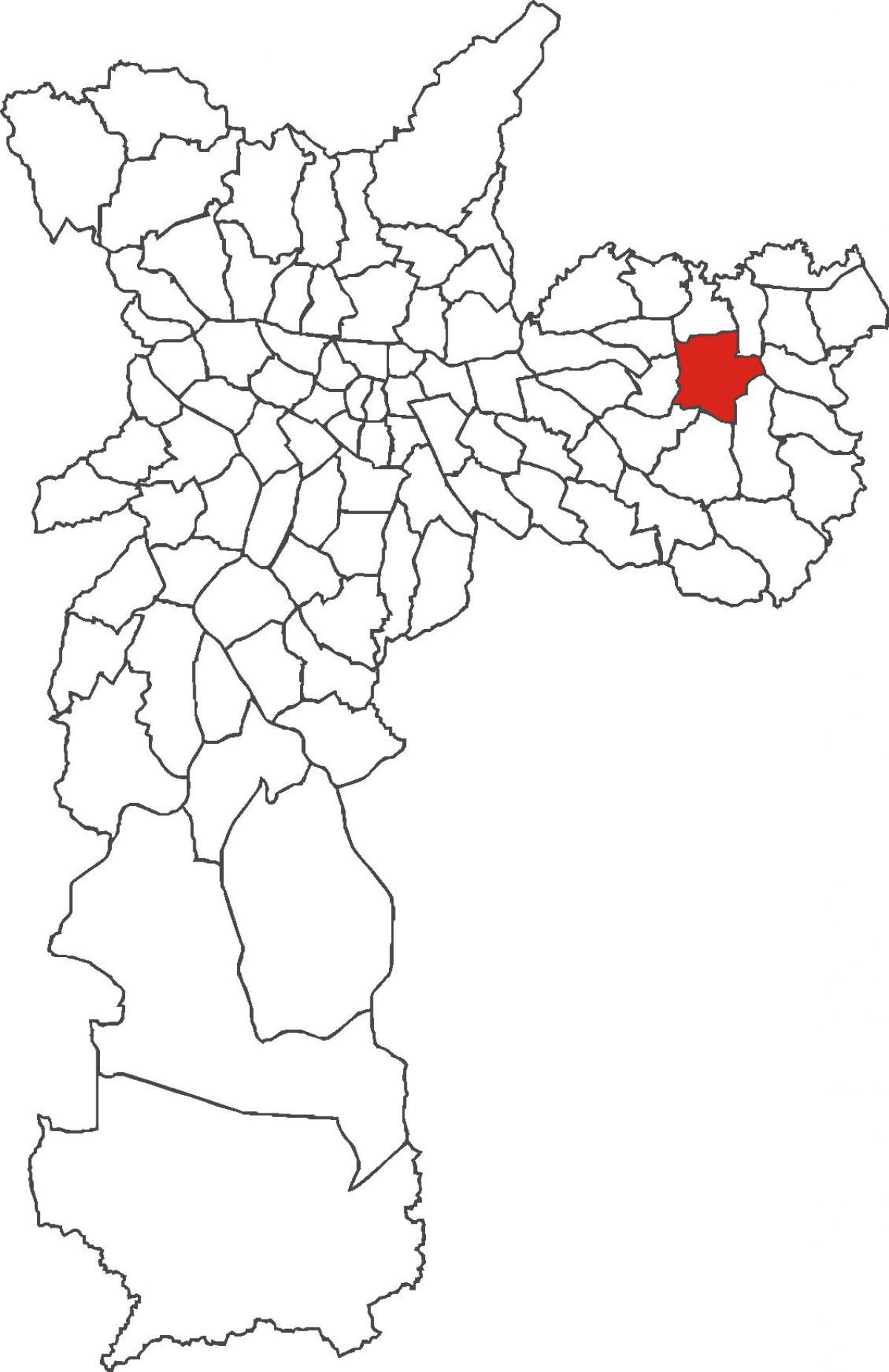 نقشہ کے Itaquera ضلع