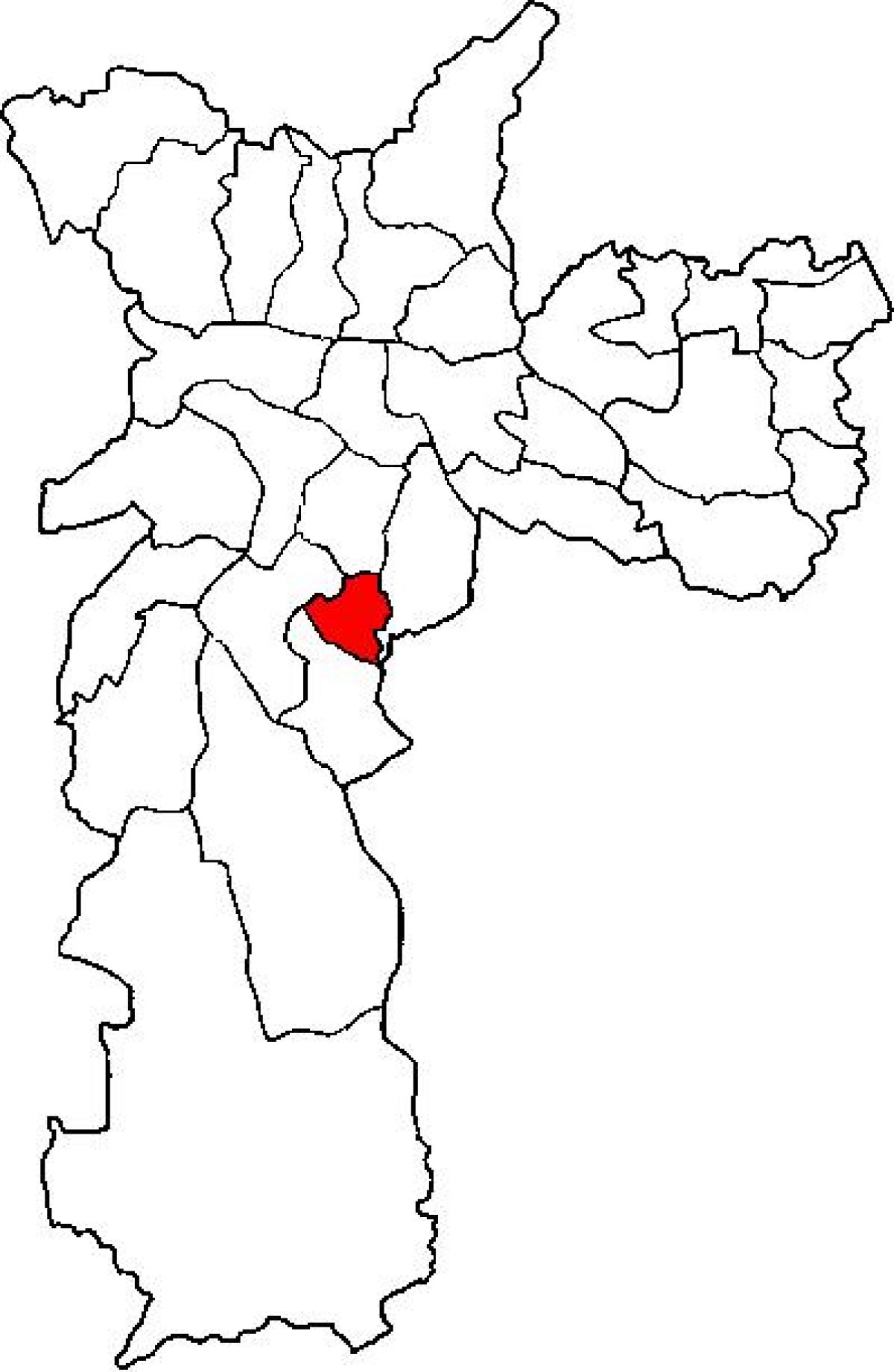 نقشہ کے Jabaquara ذیلی صوبے ساؤ پالو