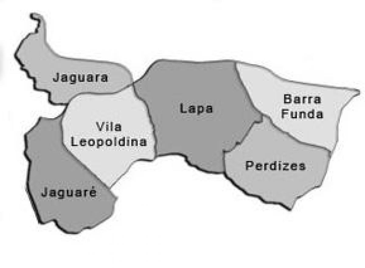 نقشہ کے Lapa ذیلی صوبے