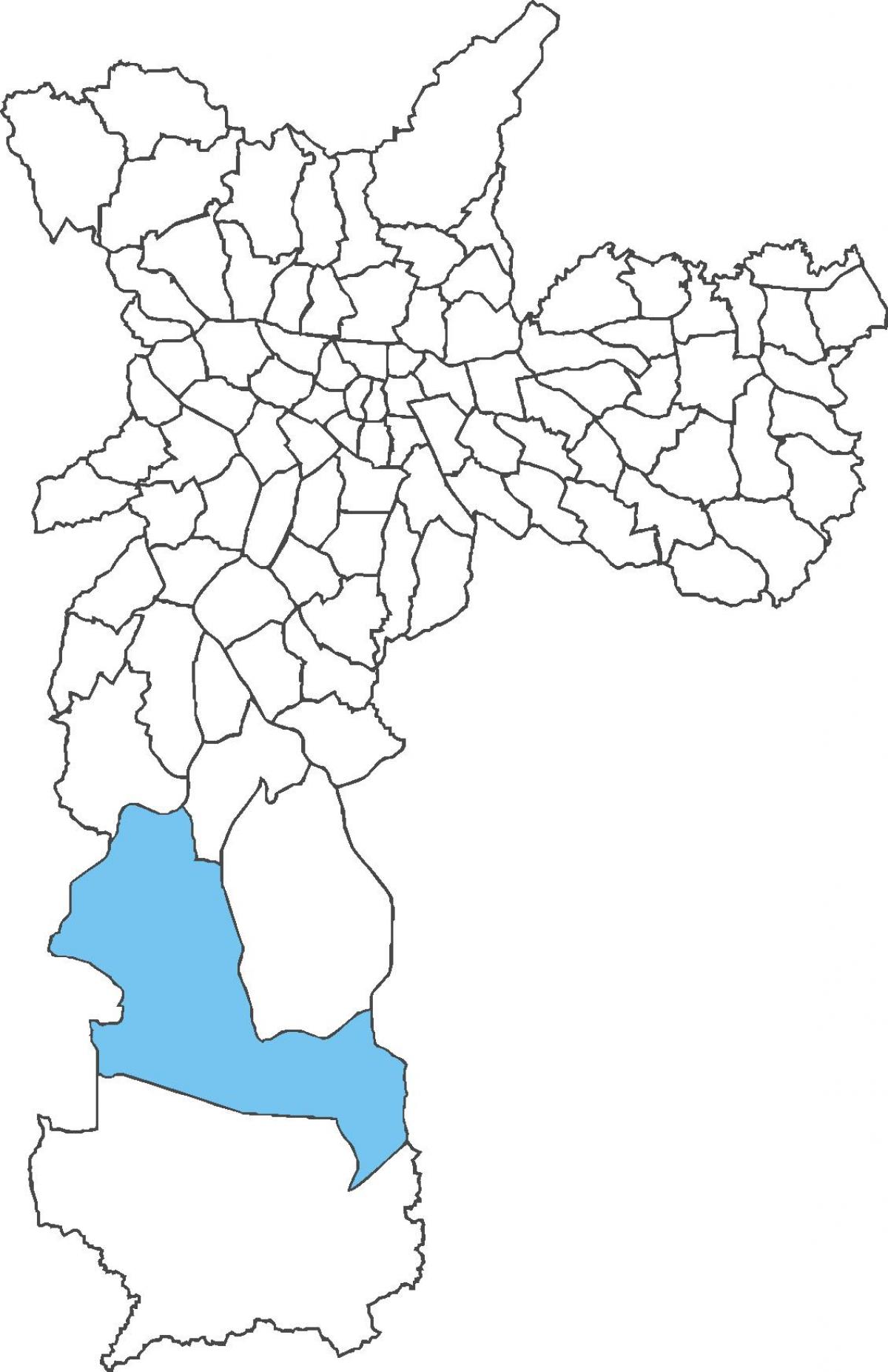 نقشہ کے Parelheiros ضلع