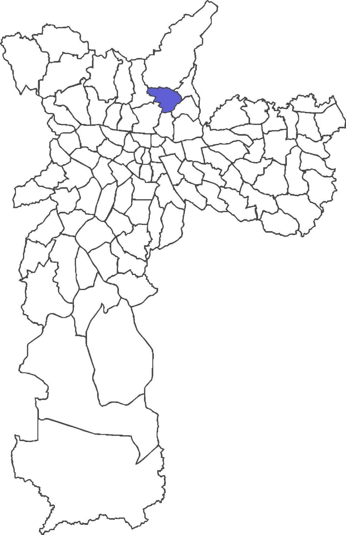 نقشہ کے Tucuruvi ضلع
