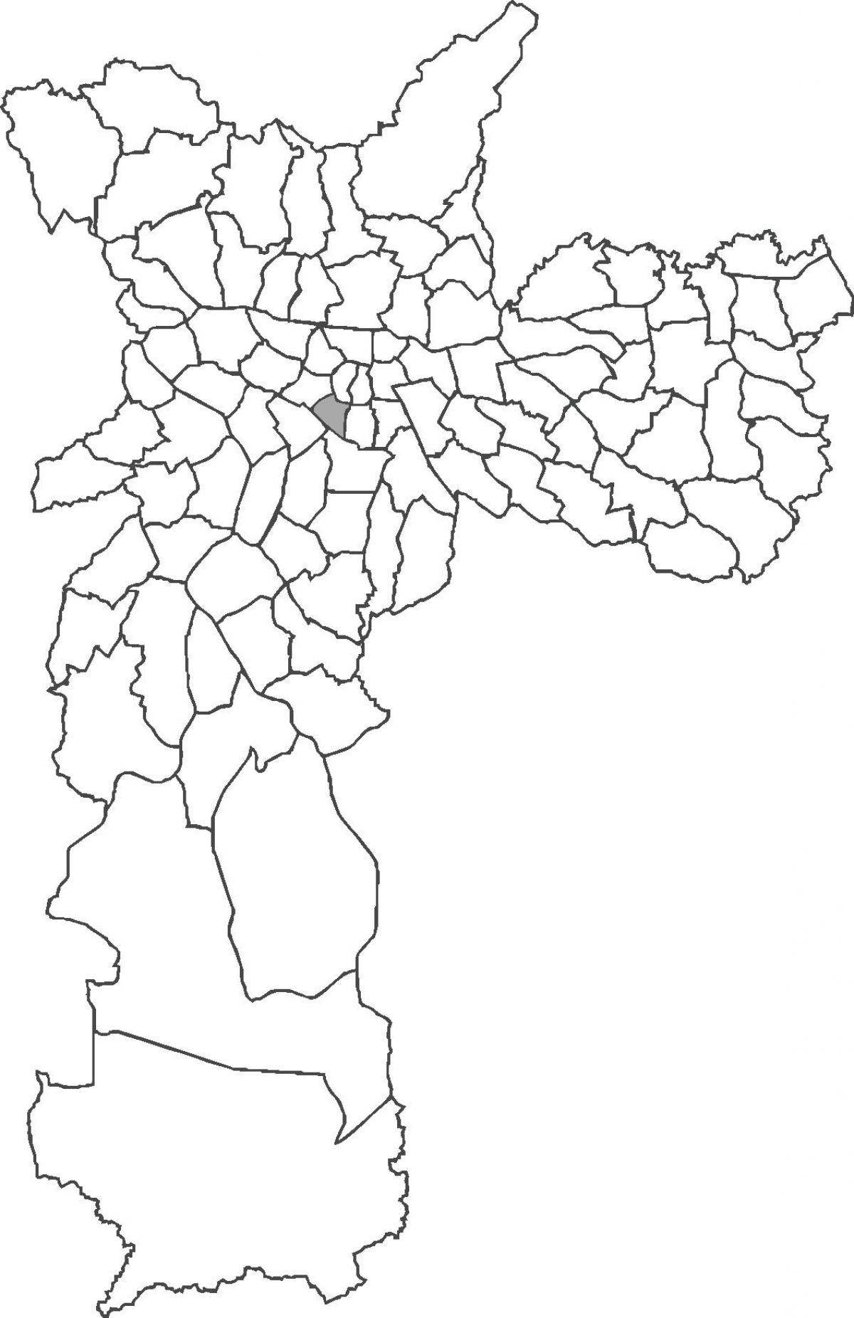 نقشہ کے بیلا وسٹا ضلع