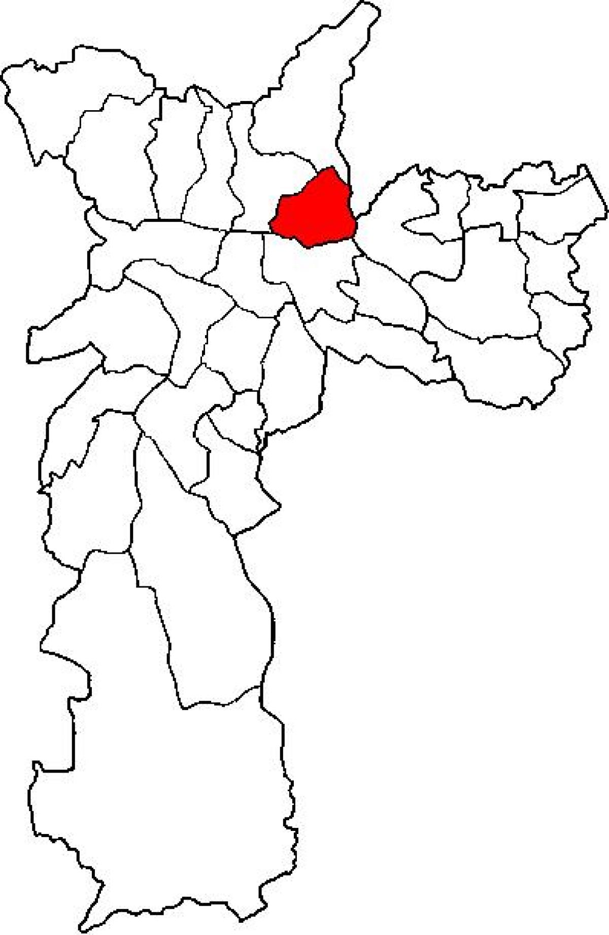 نقشہ کی ولا ماریا ذیلی صوبے ساؤ پالو