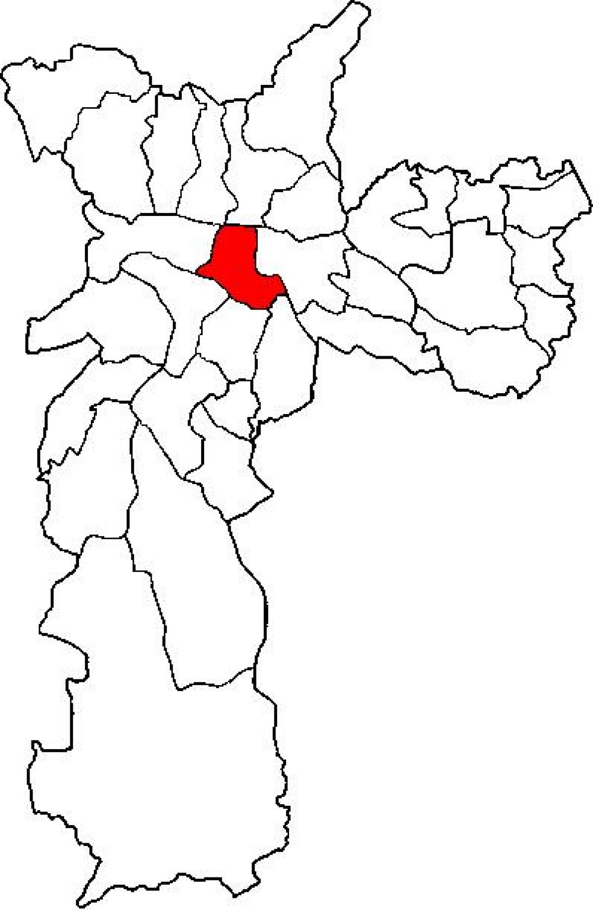 نقشہ کے کیتیڈرل ذیلی صوبے ساؤ پالو