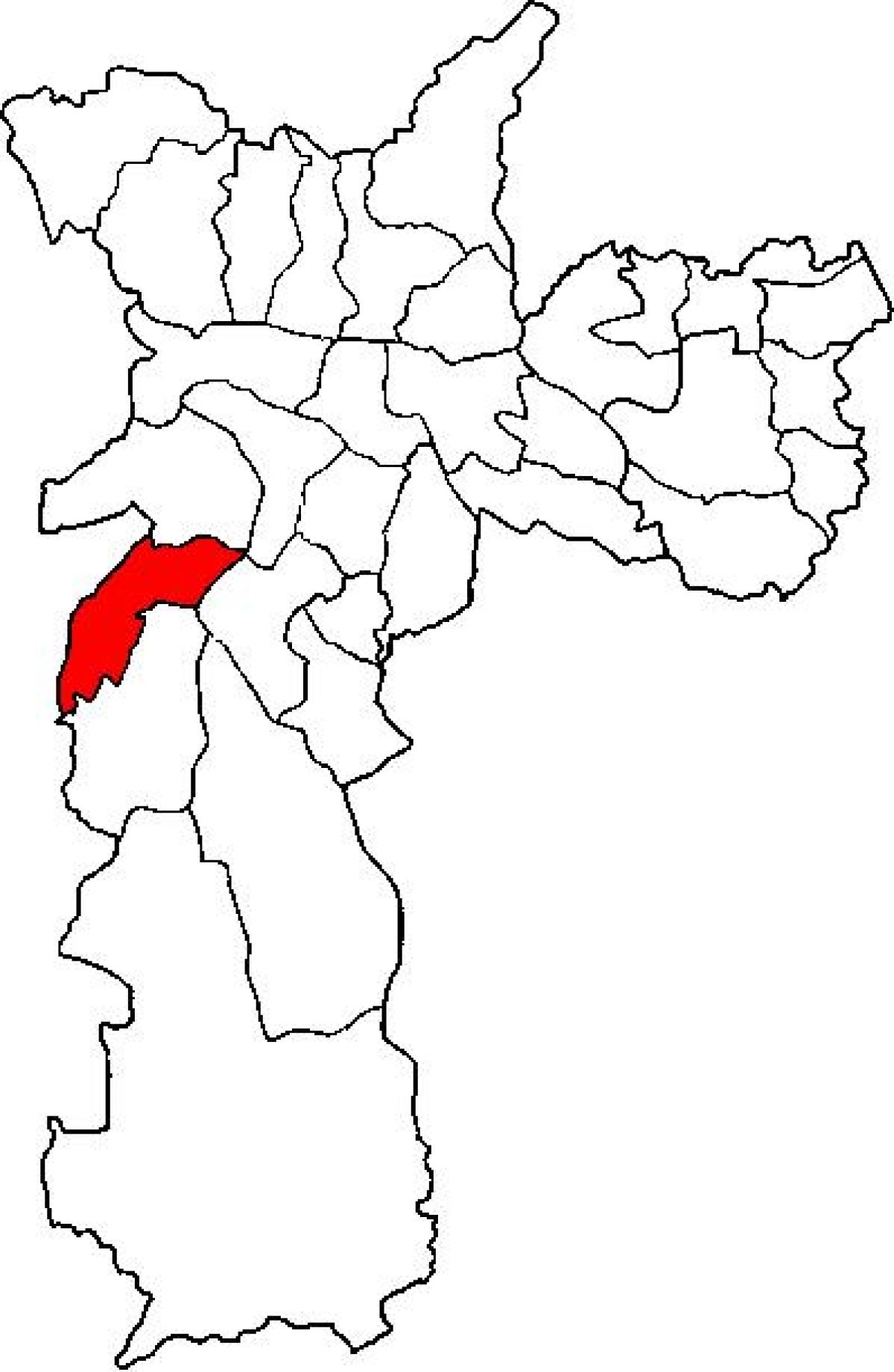 نقشہ کے کیمپو Limpo ذیلی صوبے ساؤ پالو