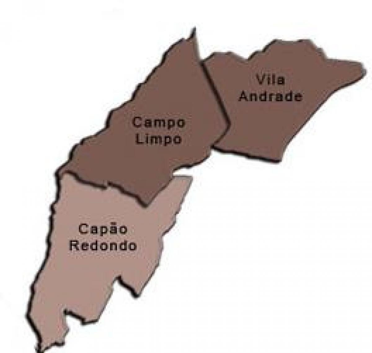 نقشہ کے کیمپو Limpo ذیلی صوبے