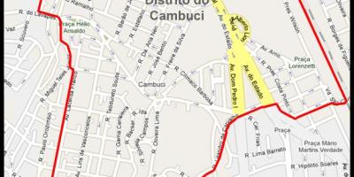 نقشہ کے Cambuci ساؤ پالو