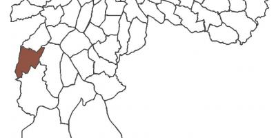 نقشہ کے Capão Redondo ضلع
