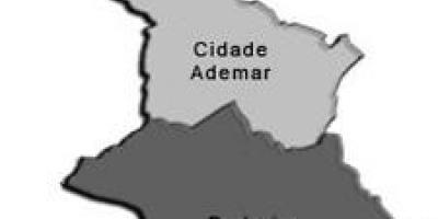 نقشہ کے Cidade Ademar ذیلی صوبے