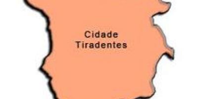 نقشہ کے Cidade Tiradentes ذیلی صوبے