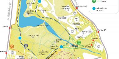نقشہ کے Ibirapuera پارک