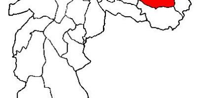 نقشہ کے Itaquera ذیلی صوبے ساؤ پالو