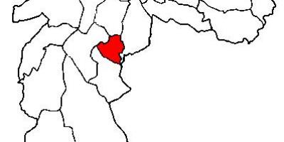 نقشہ کے Jabaquara ذیلی صوبے ساؤ پالو