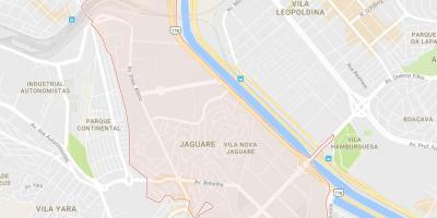 نقشہ کے Jaguaré ساؤ پالو