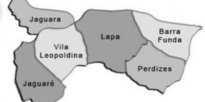 نقشہ کے Lapa ذیلی صوبے