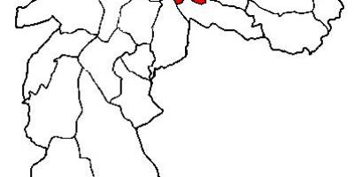 نقشہ کے Mooca ذیلی صوبے ساؤ پالو