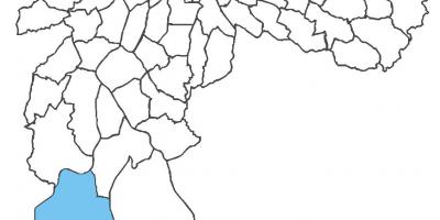 نقشہ کے Parelheiros ضلع