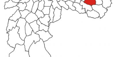 نقشہ کے Parque کرتے Carmo ضلع