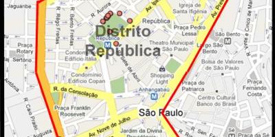 نقشہ کے República ساؤ پالو
