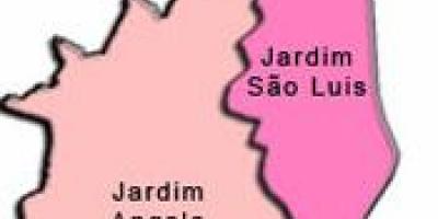 نقشہ کے ایم'Boi Mirim ذیلی صوبے