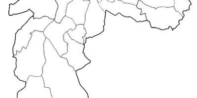 نقشہ کے زون Noroeste ساؤ پالو