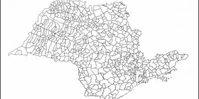نقشہ کی ساؤ پالو - کنواری بلدیات