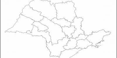 نقشہ کی ساؤ پالو - کنواری علاقوں
