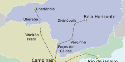 نقشہ کی ساؤ پالو TAV