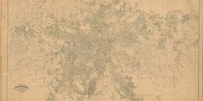 نقشہ کے سابق ساؤ پالو - 1943