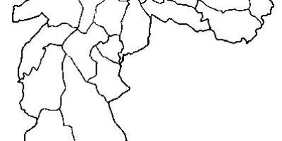نقشہ کے سانتانا ذیلی صوبے ساؤ پالو
