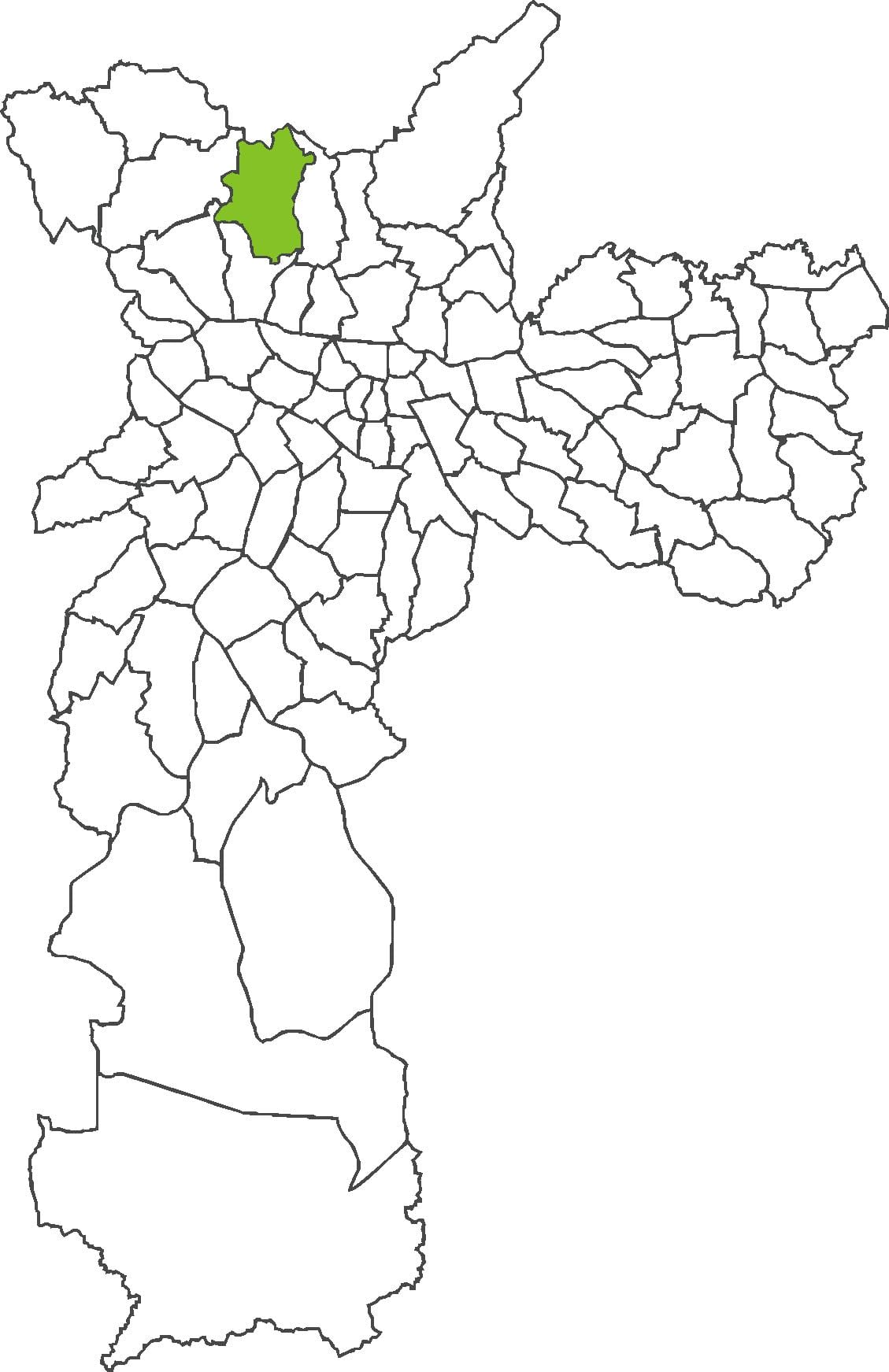 نقشہ کے Brasilândia ضلع