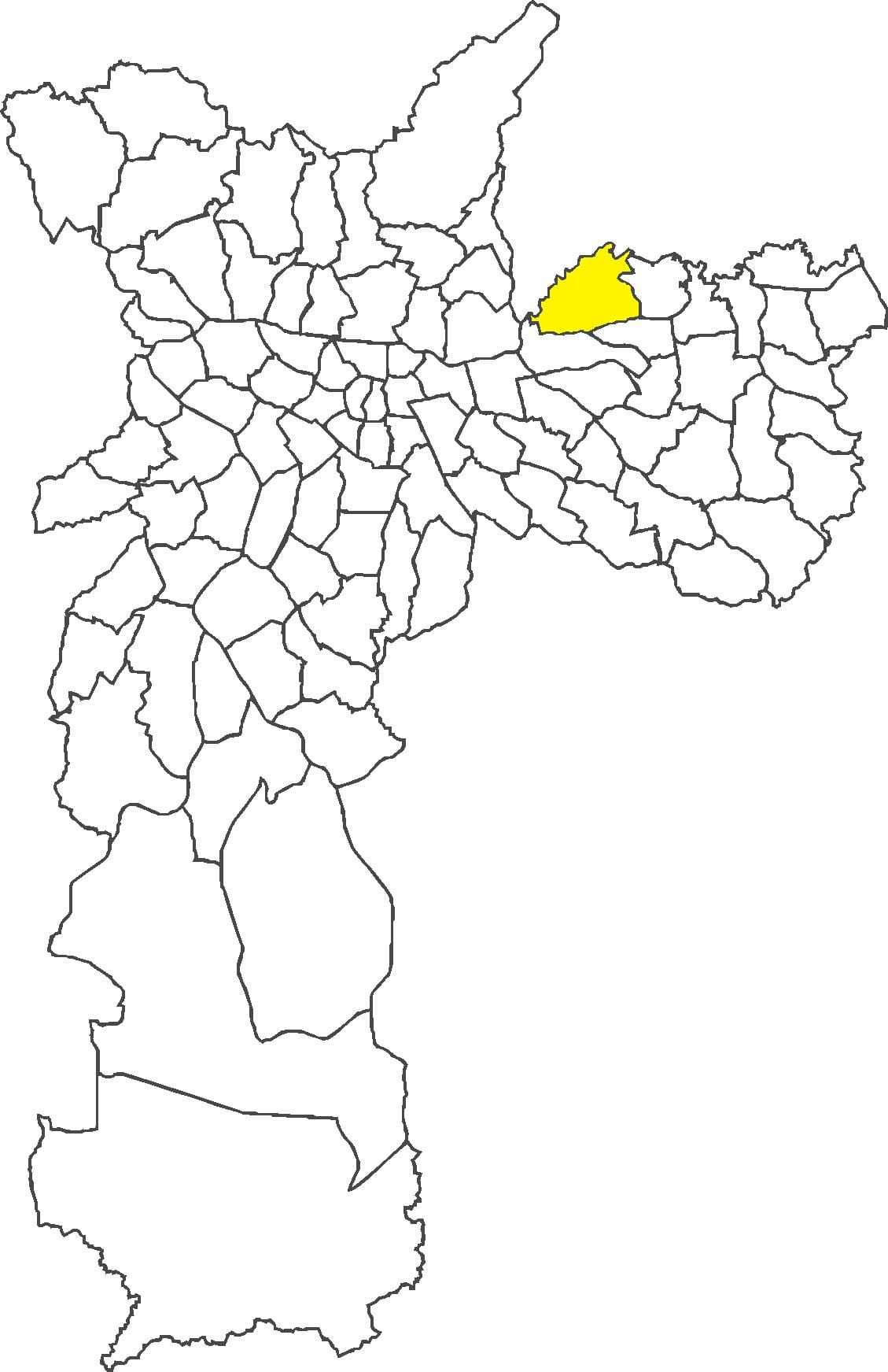 نقشہ کے Cangaíba ضلع