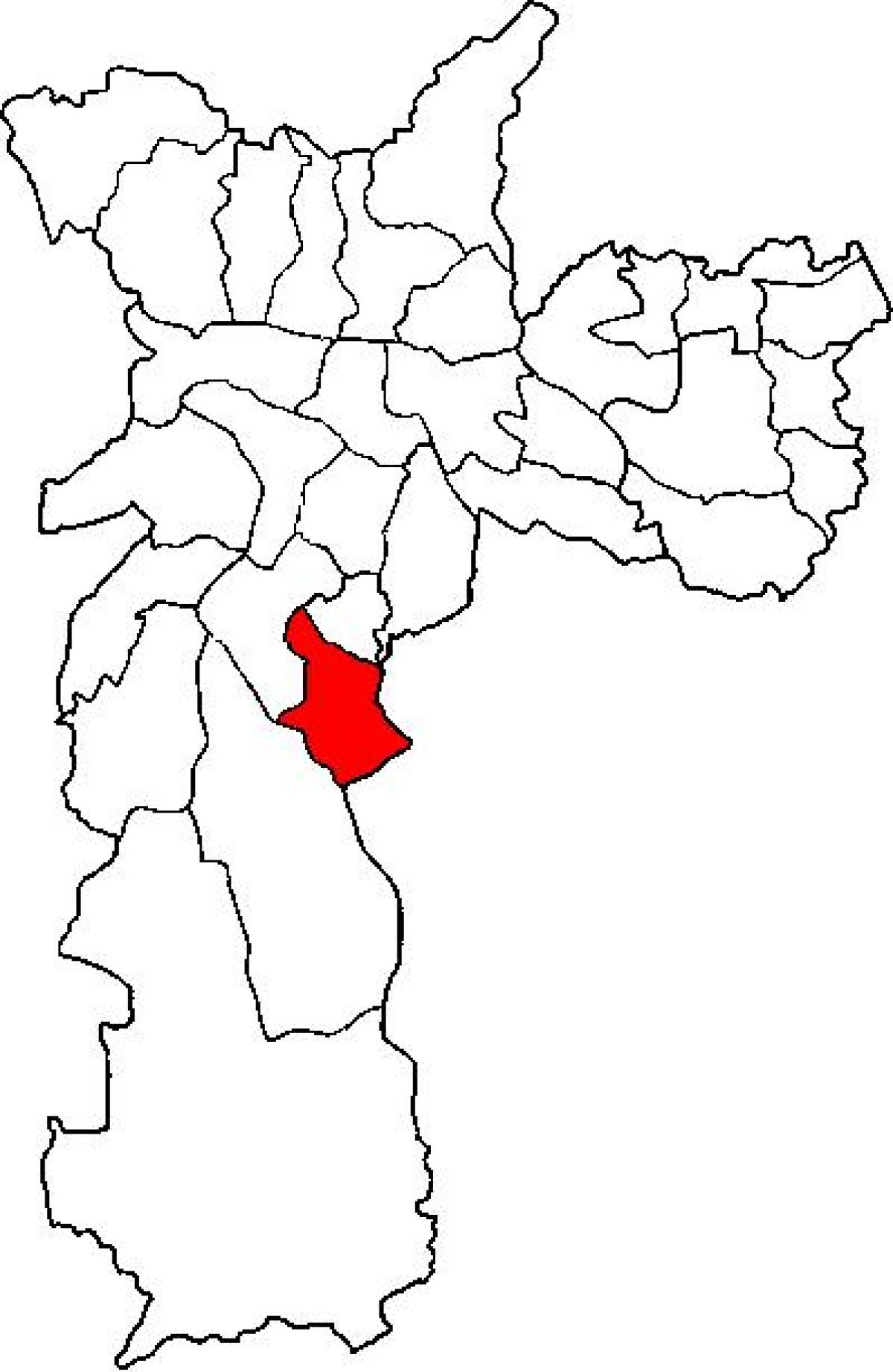 نقشہ کے Cidade Ademar ذیلی صوبے ساؤ پالو
