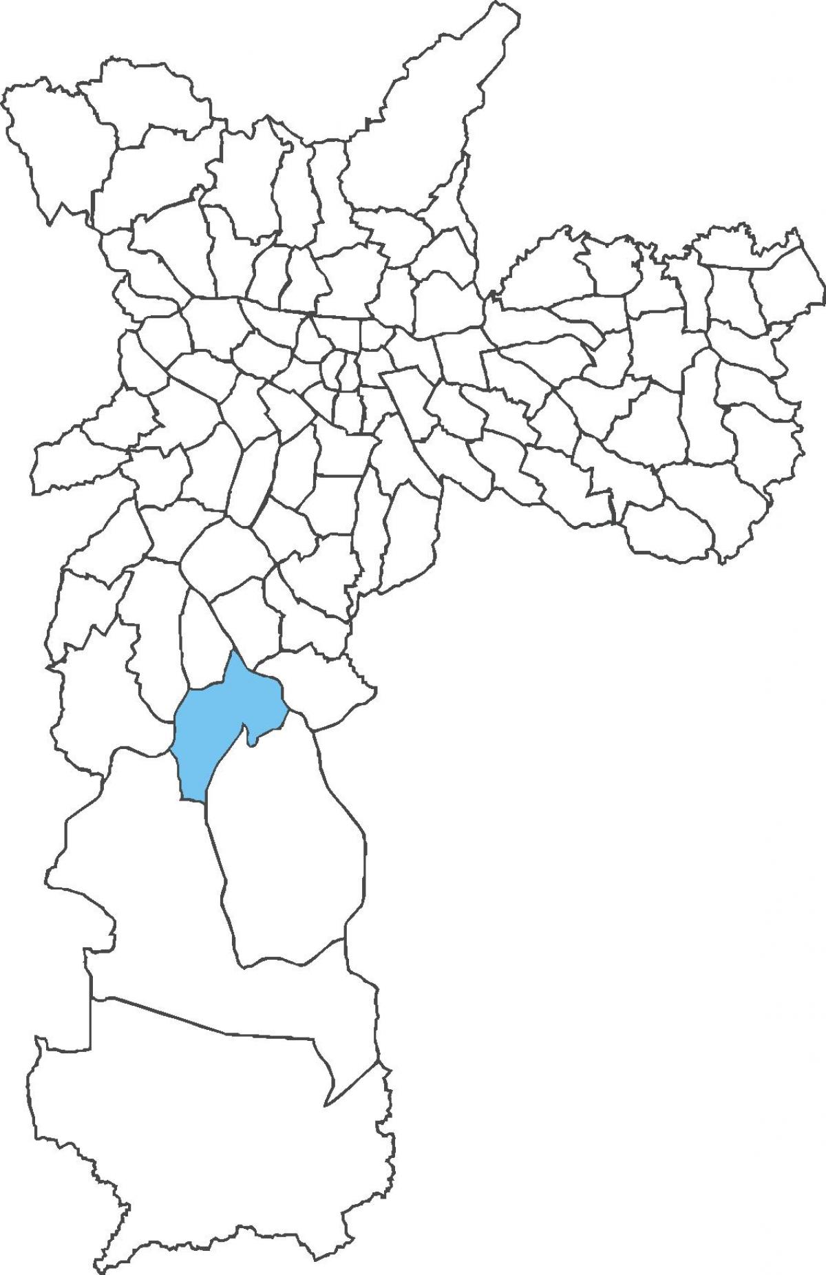 نقشہ کے Cidade Dutra ضلع