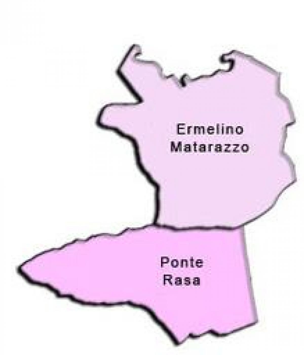 نقشہ کے Ermelino Matarazzo ذیلی صوبے