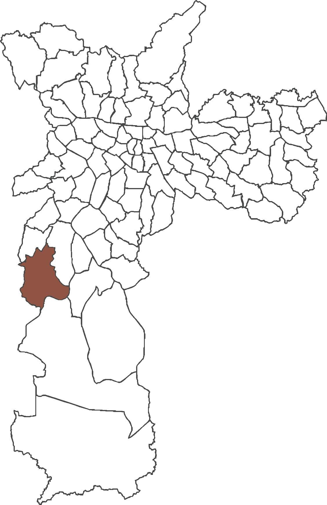 نقشہ کے Jardim Ângela ضلع