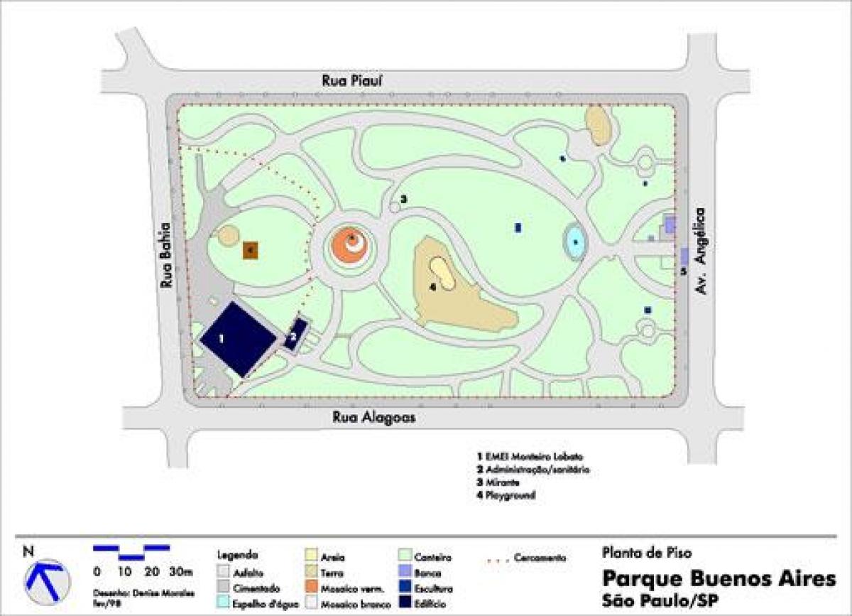 نقشہ کے بیونس آئرس ساؤ پالو پارک