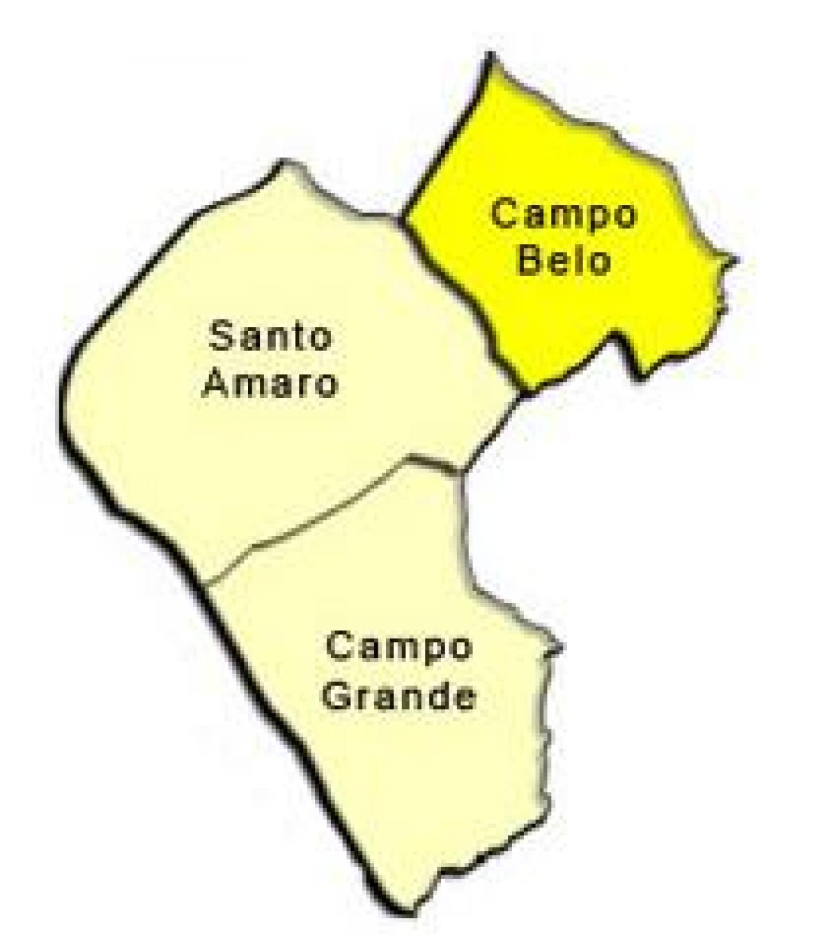 نقشہ کے سینٹو Amaro ذیلی صوبے