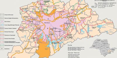 نقشے کی تصویر کے عظیم ساؤ پالو