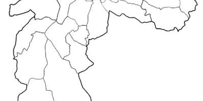 نقشہ کے زون Nordeste ساؤ پالو