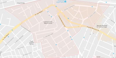 کا نقشہ ساؤ Miguel Paulista ساؤ پالو