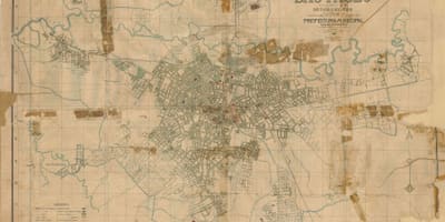 نقشہ کے سابق ساؤ پالو - 1916