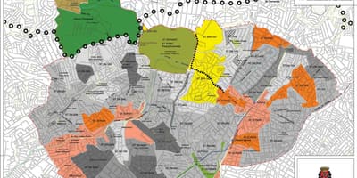 نقشہ کے سانتانا ساؤ پالو قبضے کی مٹی