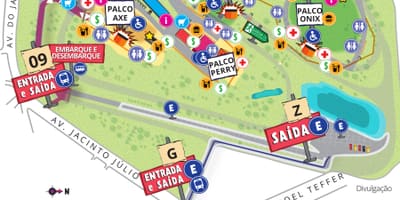 نقشہ کے سرکٹ کی Interlagos