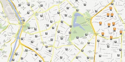 نقشہ کی موٹر سائیکل Sampa