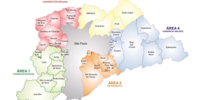 نقشہ کے Concessão Áreas RMSP